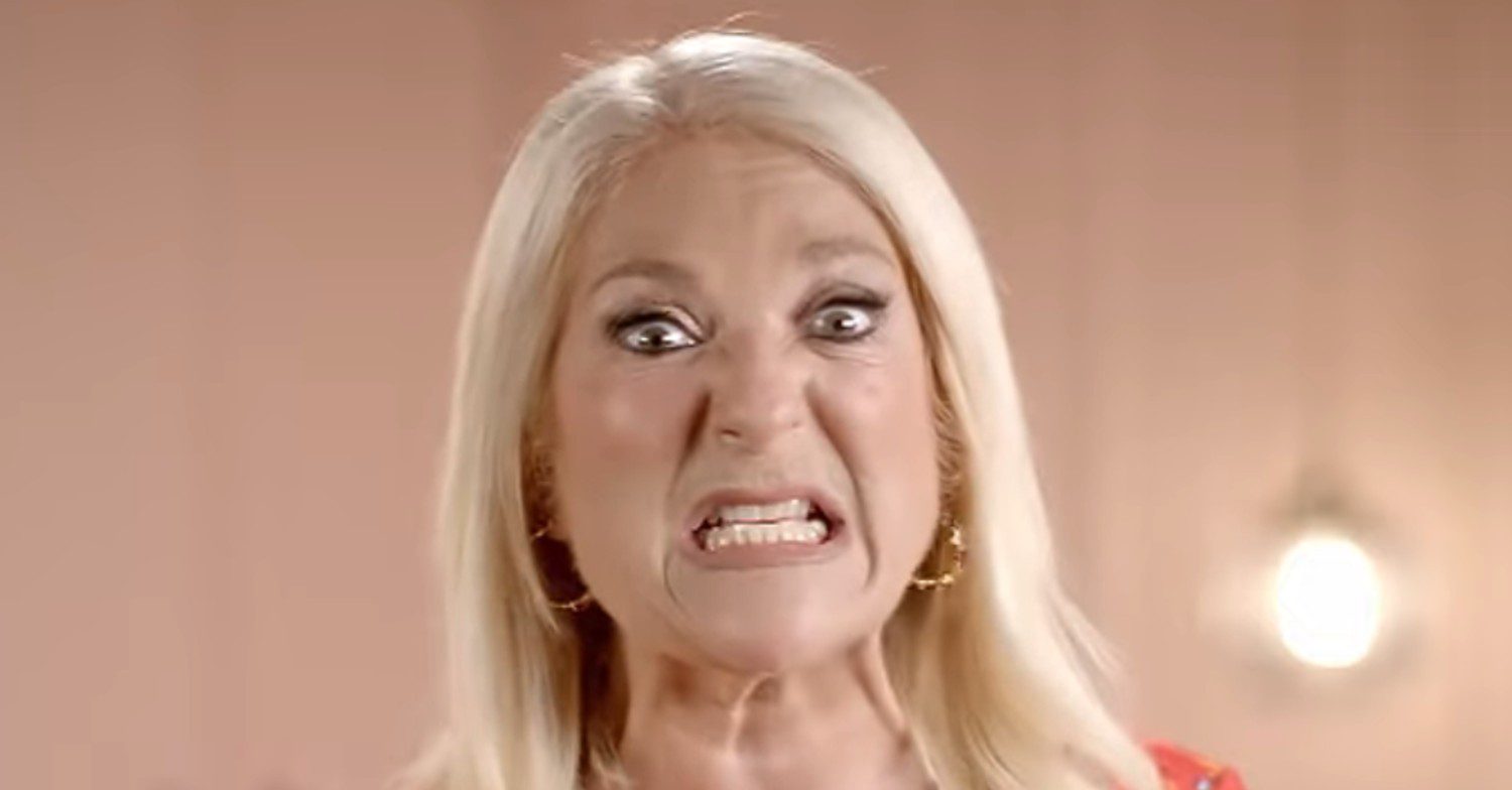 Vanessa Feltz mid outburst on Celebs Go Dating