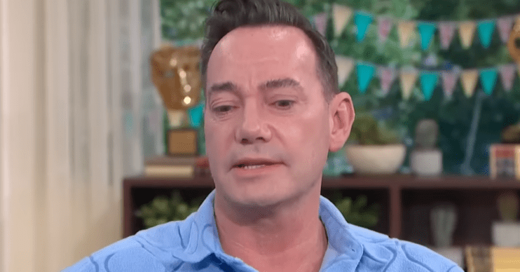Strictly judge Craig Revel Horwood looking sad on This Morning