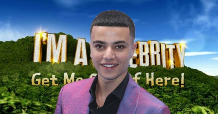 I'm A Celeb logo with Junior Andre