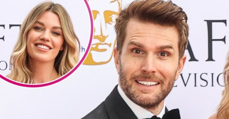 Joel Domett and his wife Hannah smiling