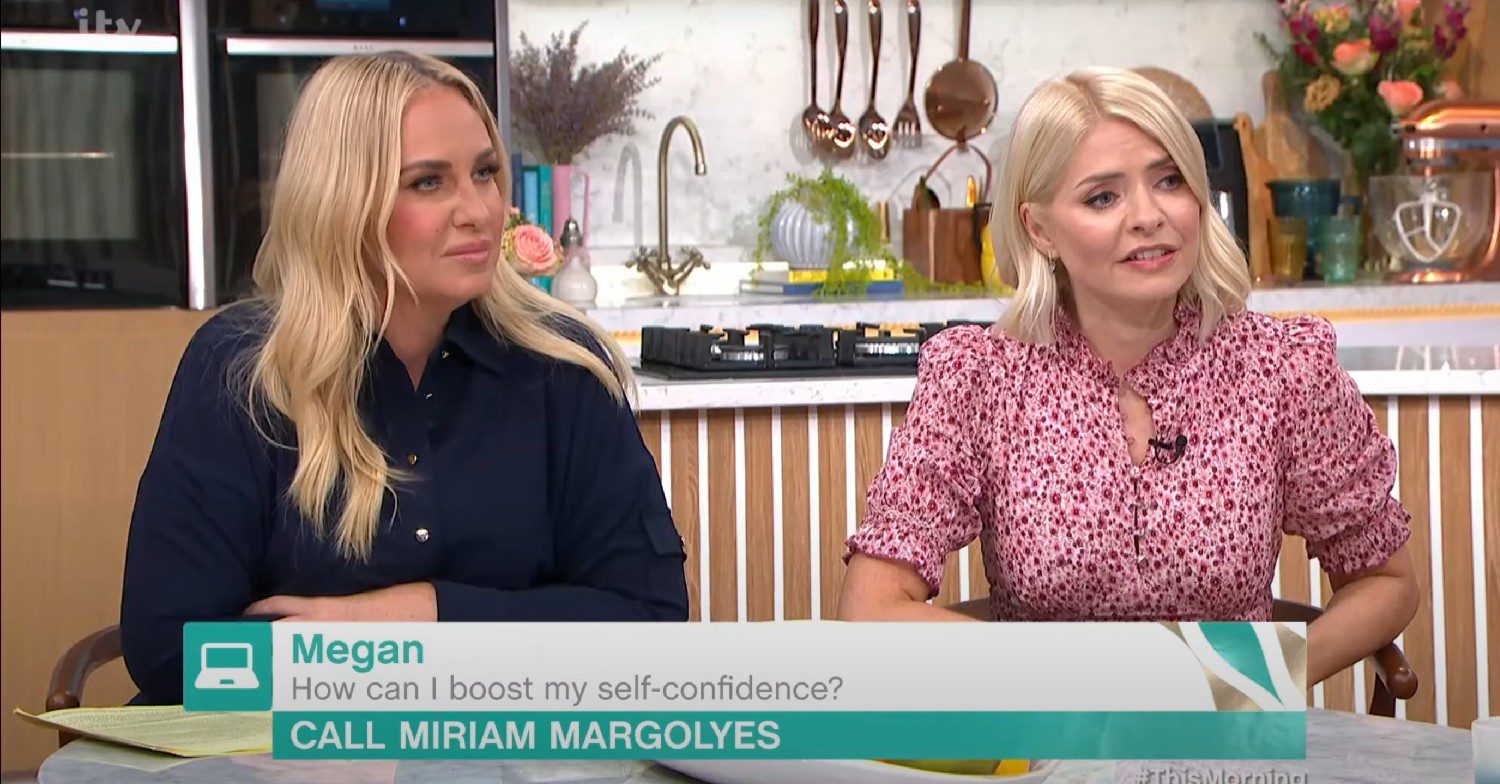 Josie Gibson and Holly Willoughby on This Morning