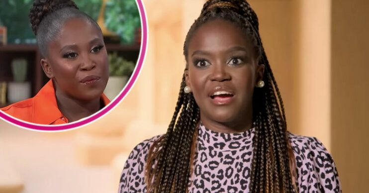 Oti and Motsi Mabuse looking serious