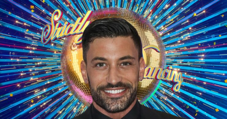 Giovanni Pernice and the Strictly logo