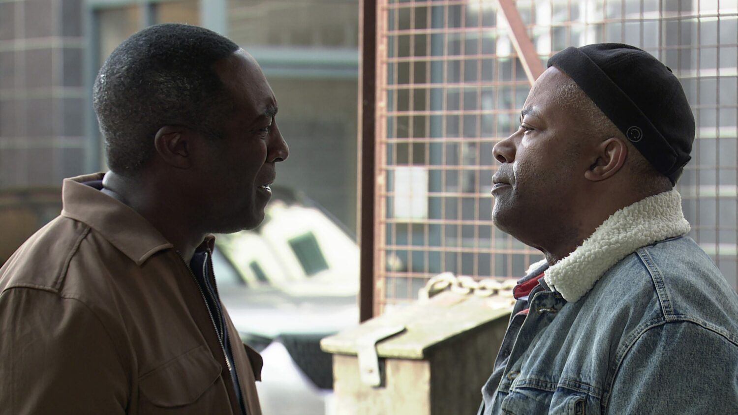 Coronation Street's Ronnie and Ed are at the builder's yard