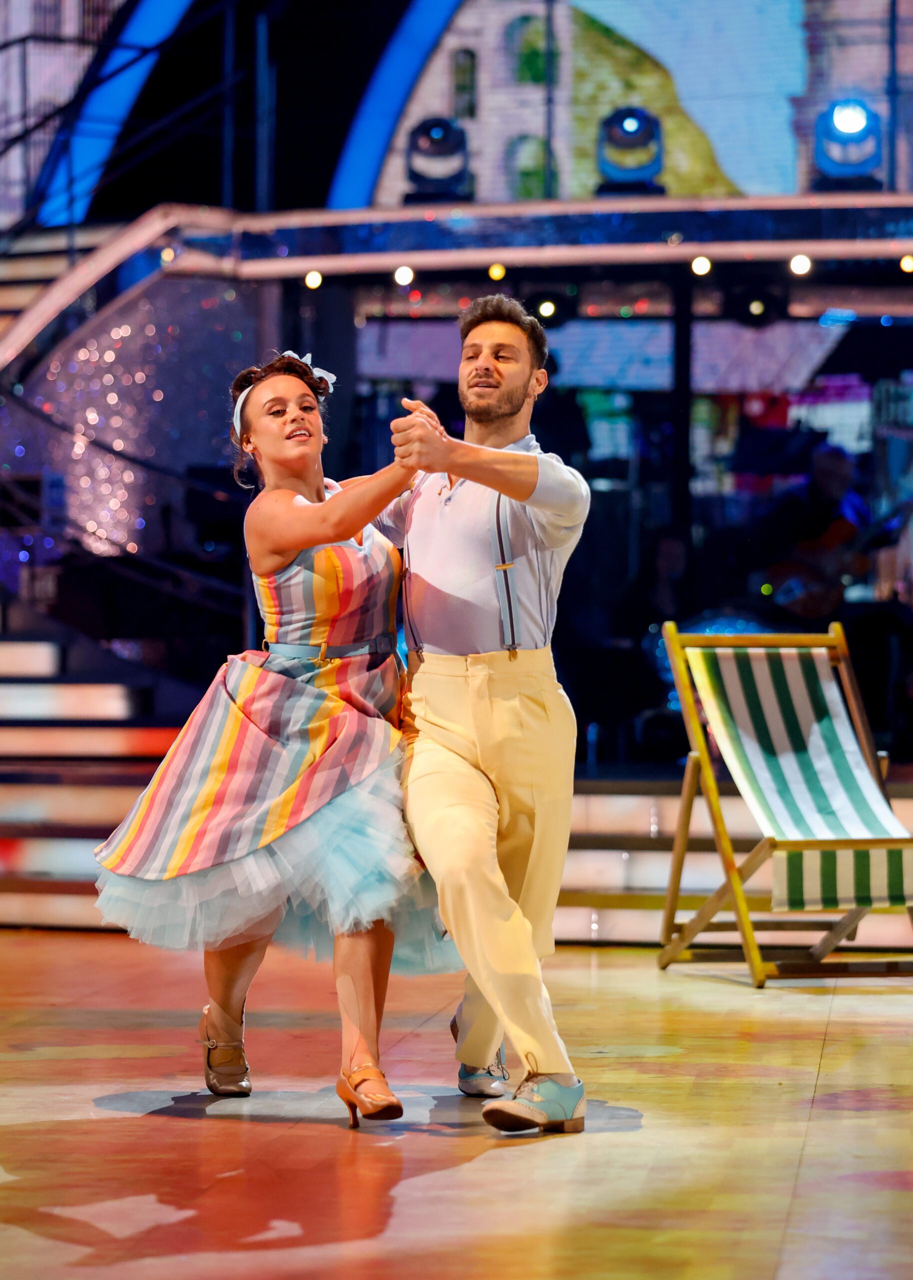 Ellie Leach and Vito Coppola perform a Foxtrot on Strictly