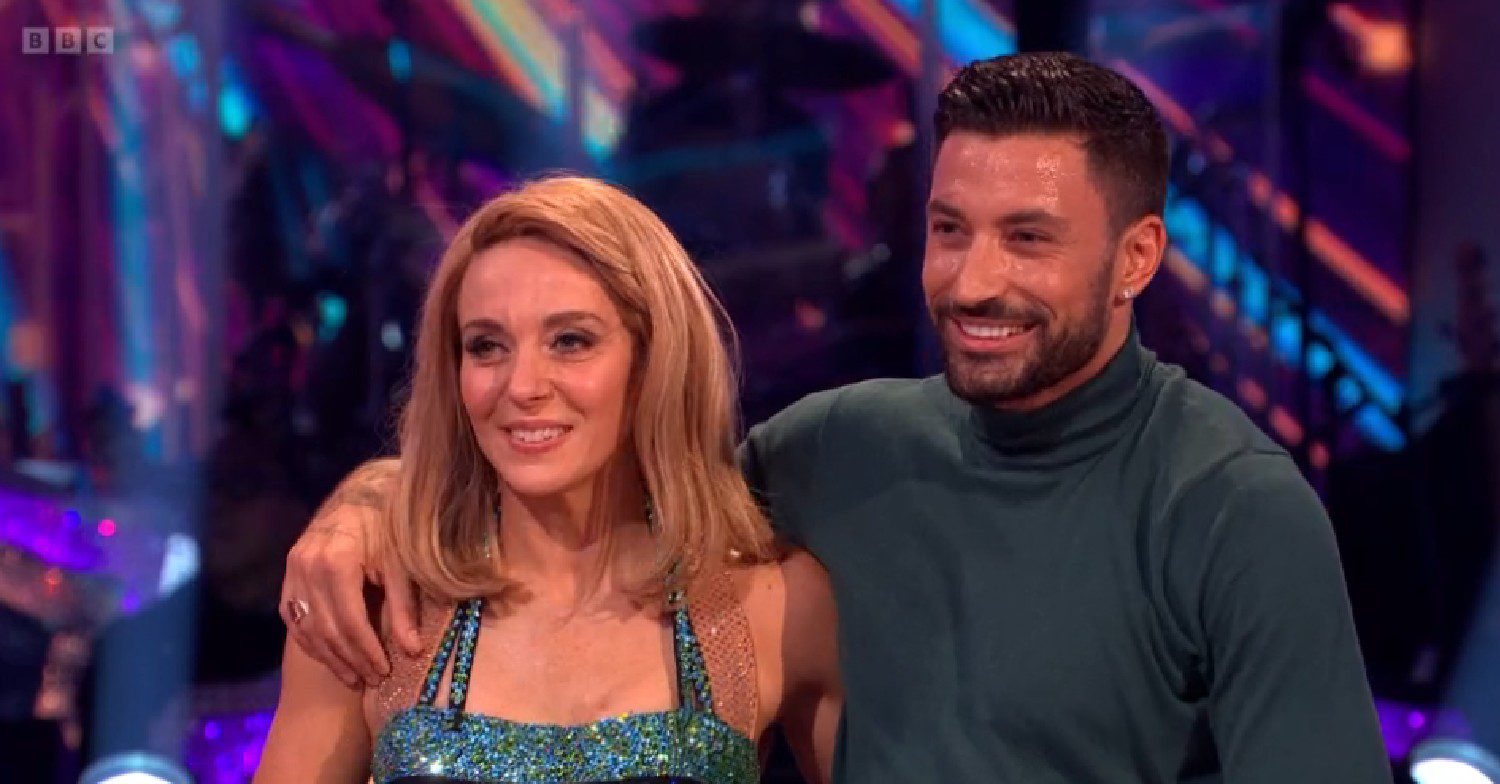 Amanda Abbington and Giovanni Pernice on Strictly