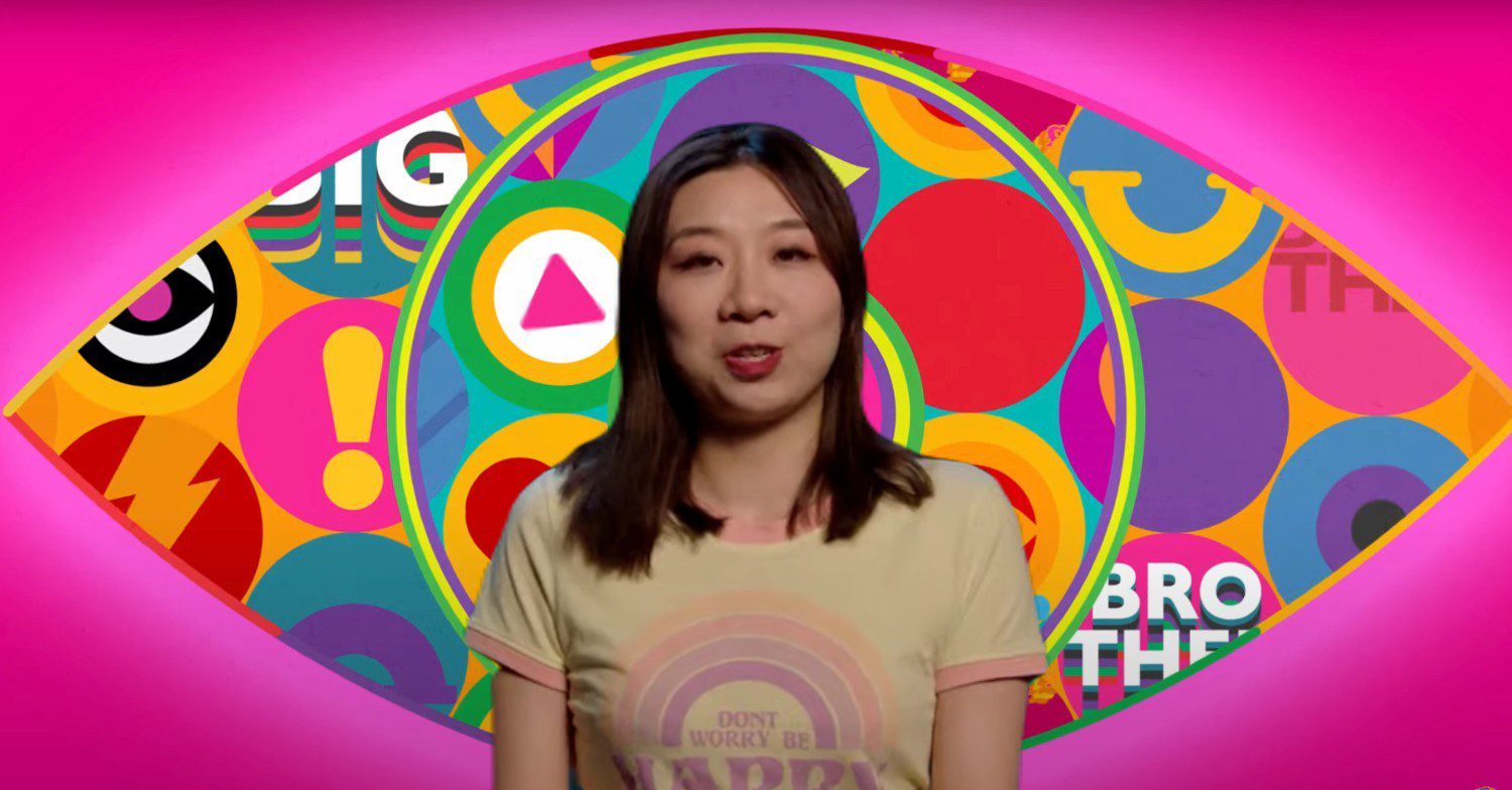 Big Brother 2023 logo with housemate Yinrun