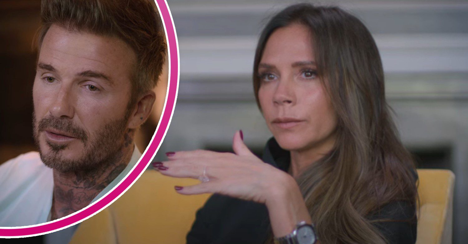 David and Victoria Beckham speaking in Netflix documentary