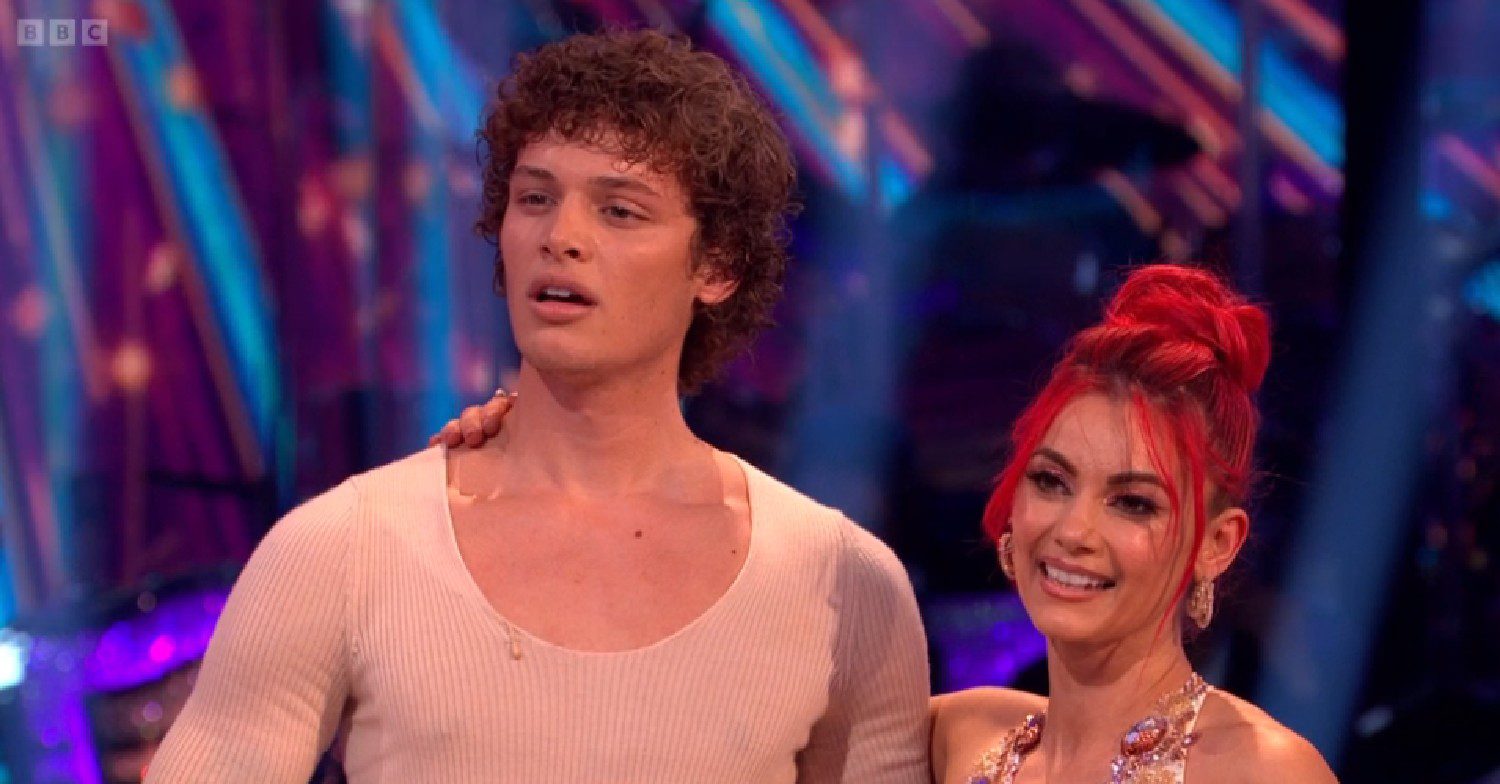 Bobby Brazier and Dianne Buswell on Strictly