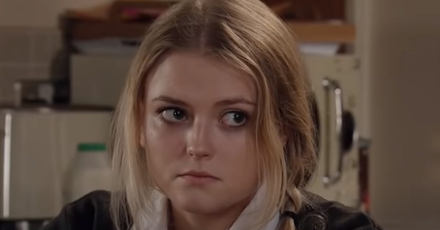 Coronation Street's Bethany Platt is upset
