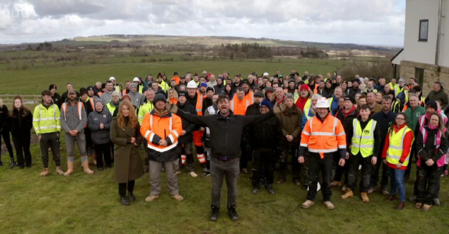 Nick Knowles and the DIY SOS team