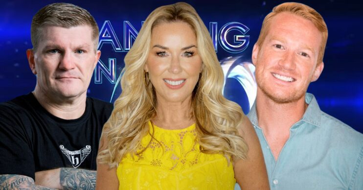 Ricky Hatton, Claire Sweeney and Greg Rutherford on Dancing On Ice 2024