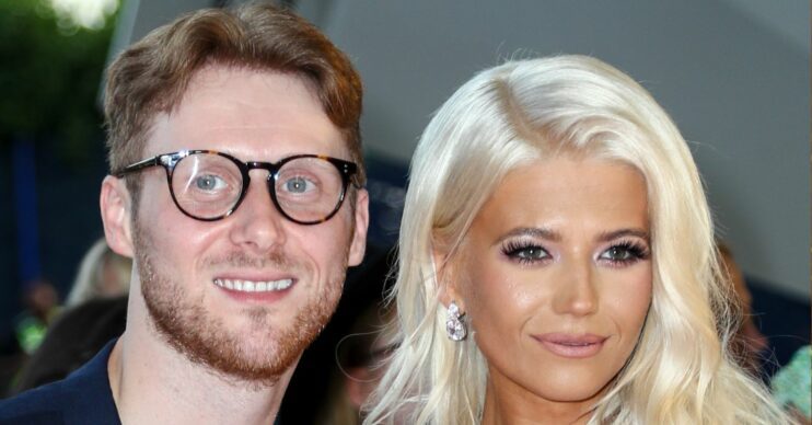 Danielle Harold and Jamie Borthwick on the red carpet