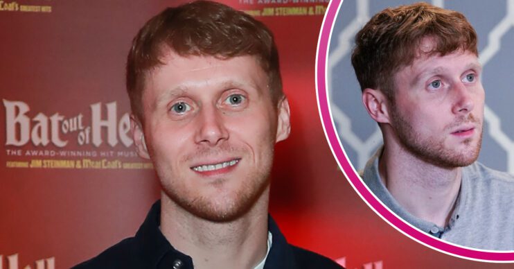 EastEnders' Jamie Borthwick and, in a bubble, Jay Brown