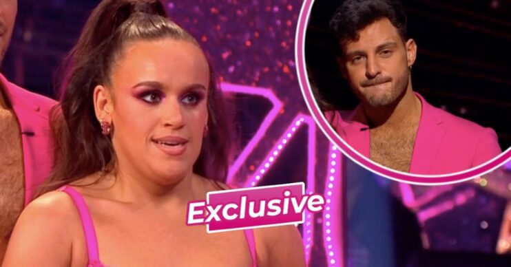Ellie Leach and Vito Coppola on Strictly with ED exclusive badge