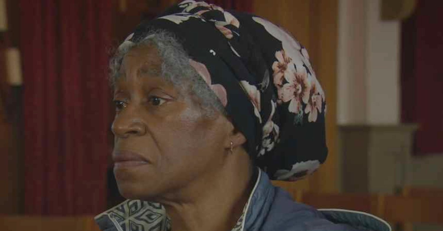 Emmerdale's Claudette is upset in church