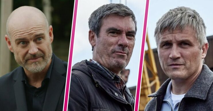 When is Emmerdale on tonight? Harry, Cain and Caleb comp image