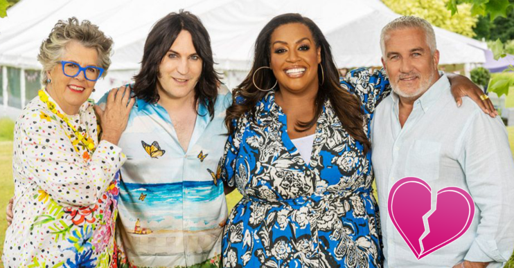 GBBO judges smiling in a line-up