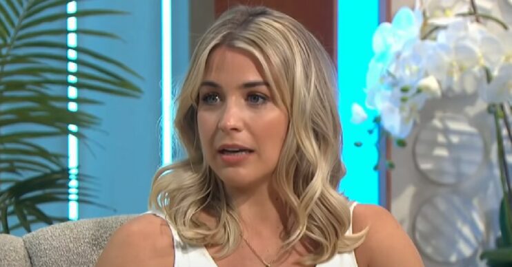 Gemma Atkinson speaking on Lorraine
