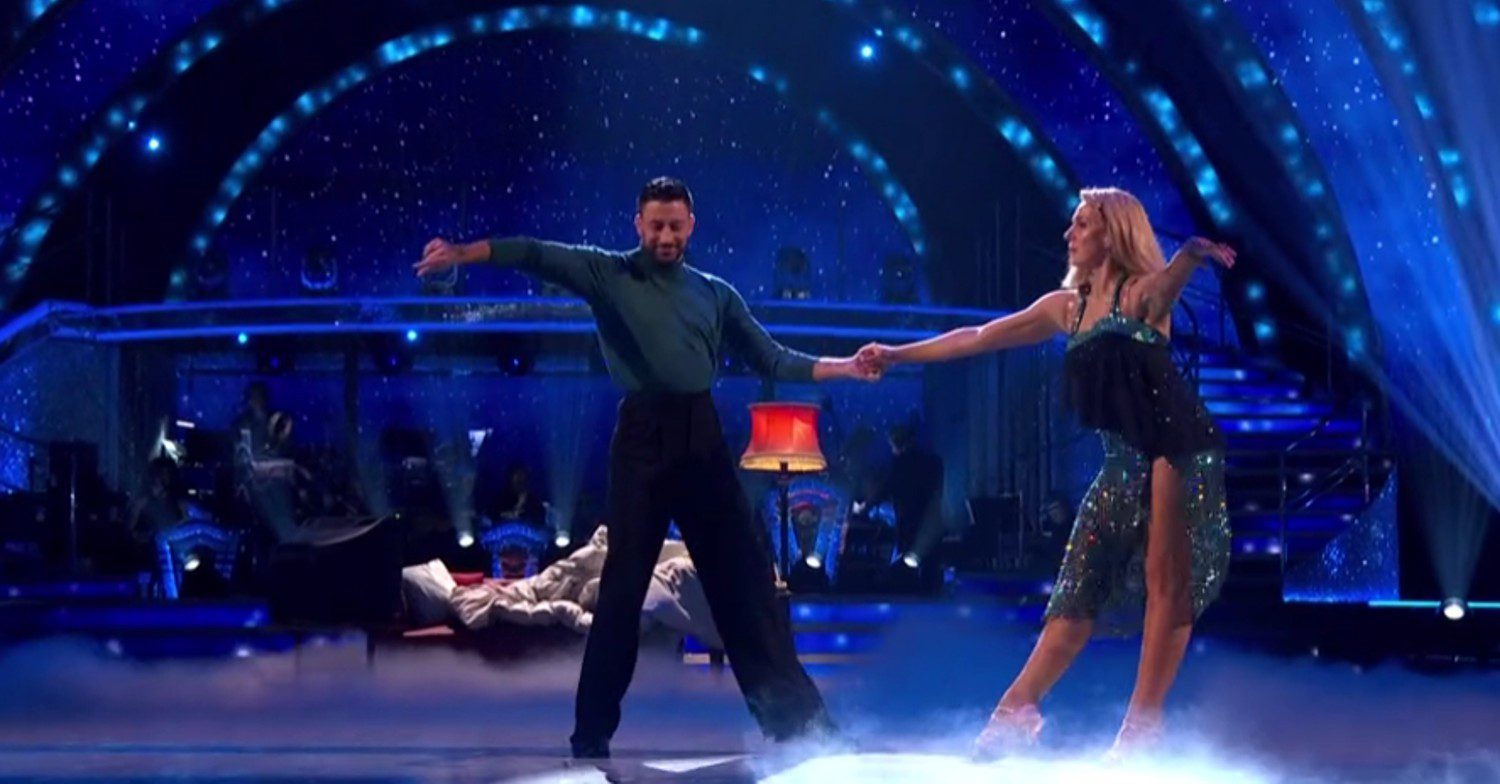 Giovanni and Amanda, dancing on Strictly