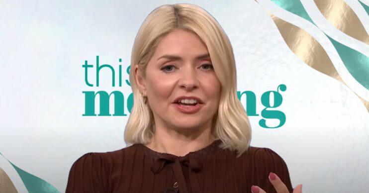 Holly Willoughby speaking on This Morning