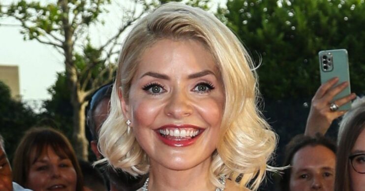 Holly Willoughby on the red carpet