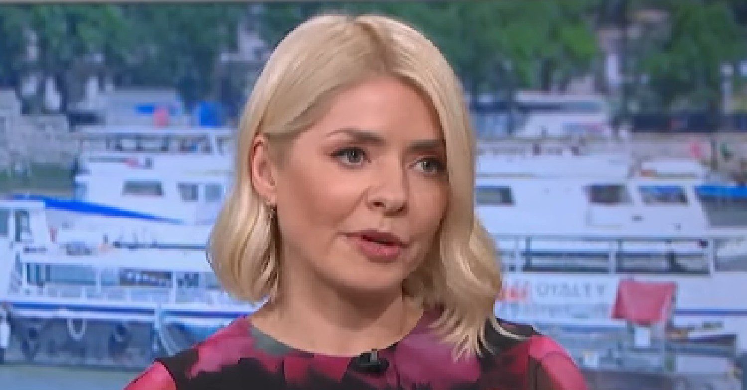 Holly Willoughby speaking on This Morning