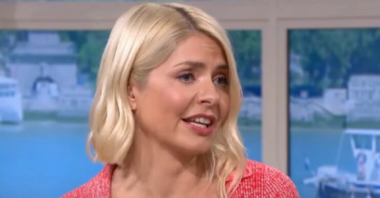 Holly Willoughby speaking on This Morning