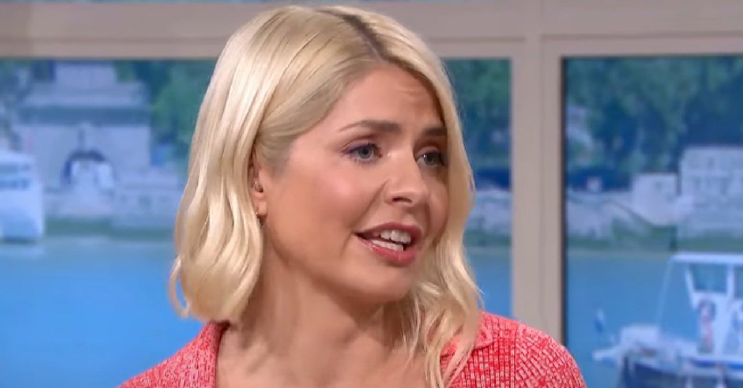 Holly Willoughby speaking on This Morning
