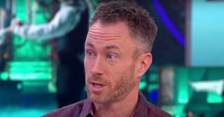 James Jordan looks animated