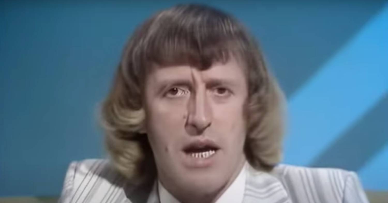 Jimmy Savile faces the camera