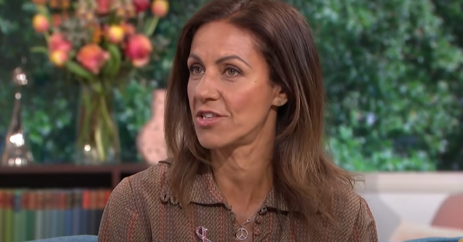 Julia Bradbury talking on This Morning
