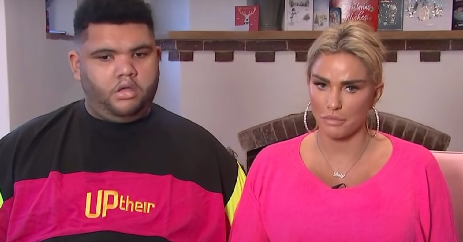 Katie Price and son Harvey on GMB