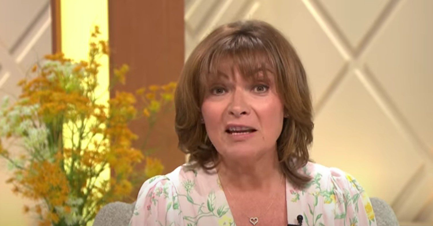 Lorraine Kelly talking on her show
