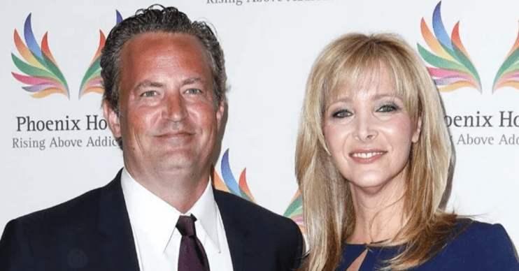 Matthew Perry and Lisa Kudrow smiling