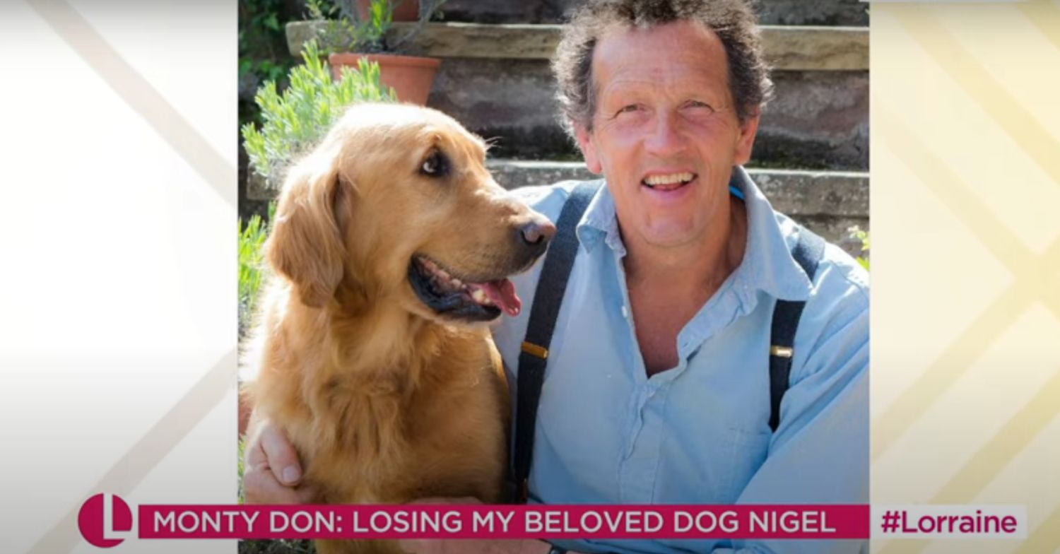 Monty Don and his dog Nigel