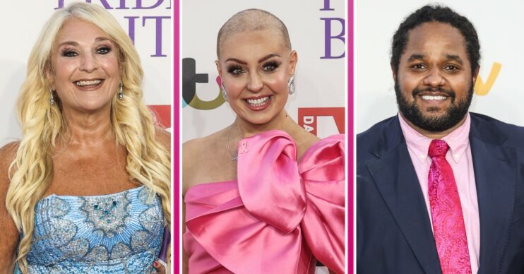 Vanessa Feltz, Amy Dowden and Hamza Yassin at Pride of Britain Awards 2023