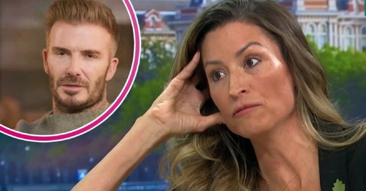 David Beckham, and Rebecca Loos on GMB