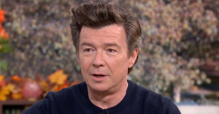Rick Astley looks serious