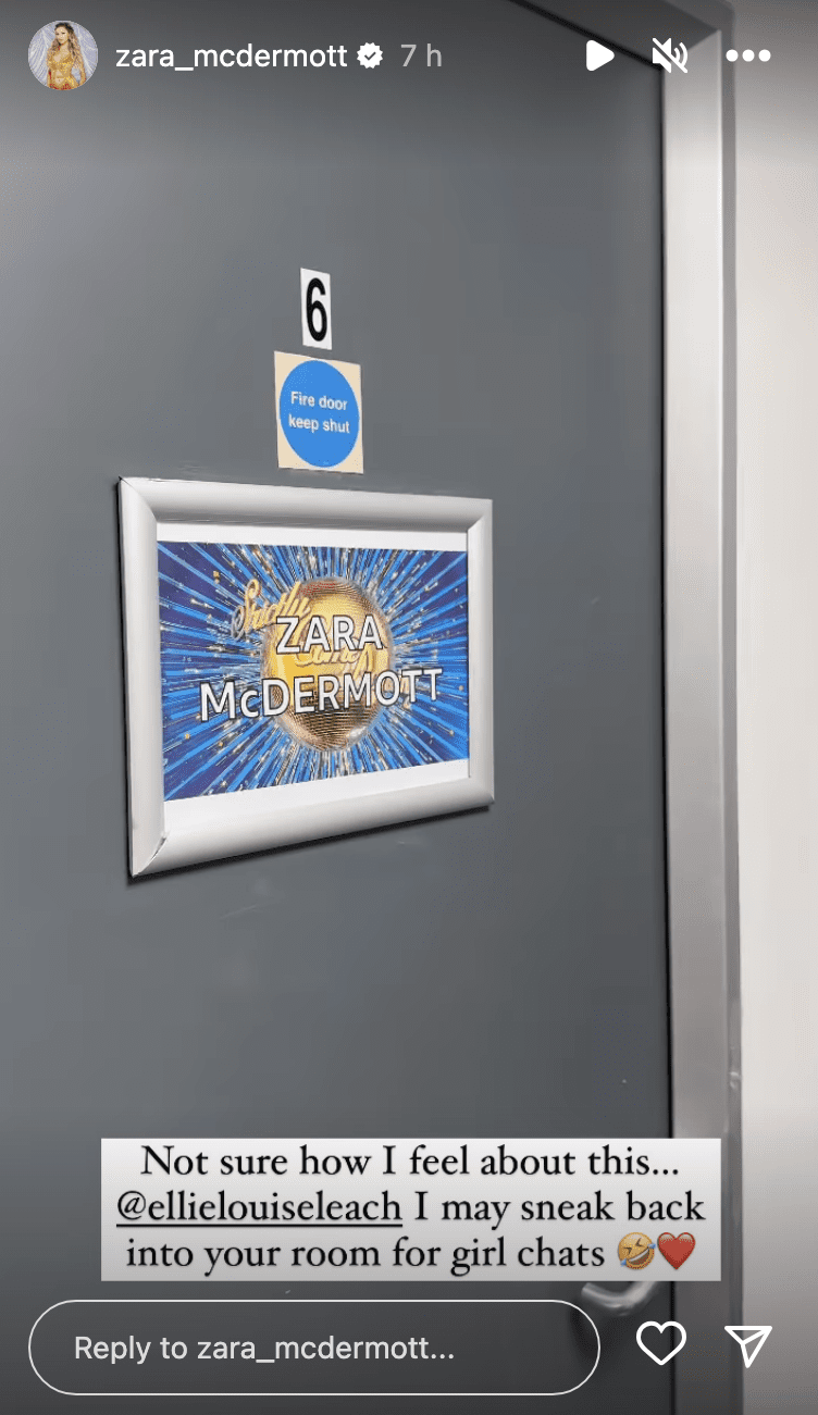 Zara McDermott's dressing room