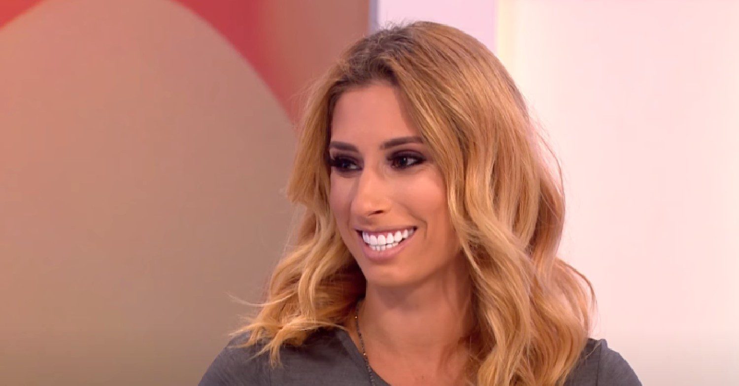 Stacey Solomon smiling on Loose Women in 2016
