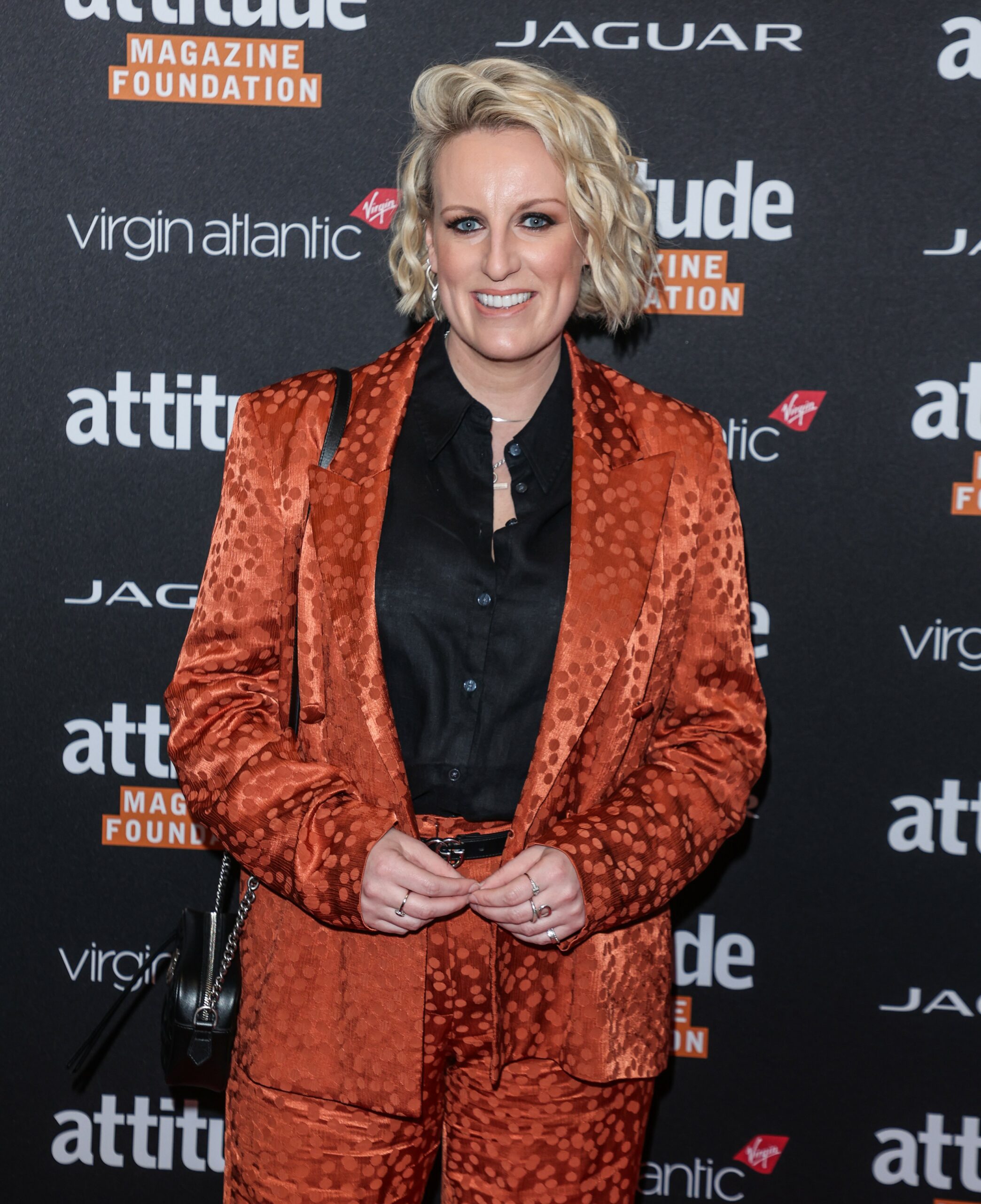 Steph McGovern smiling at event