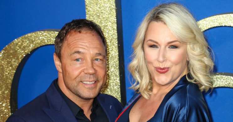 Stephen Graham smiles alongside wife Hannah Walters