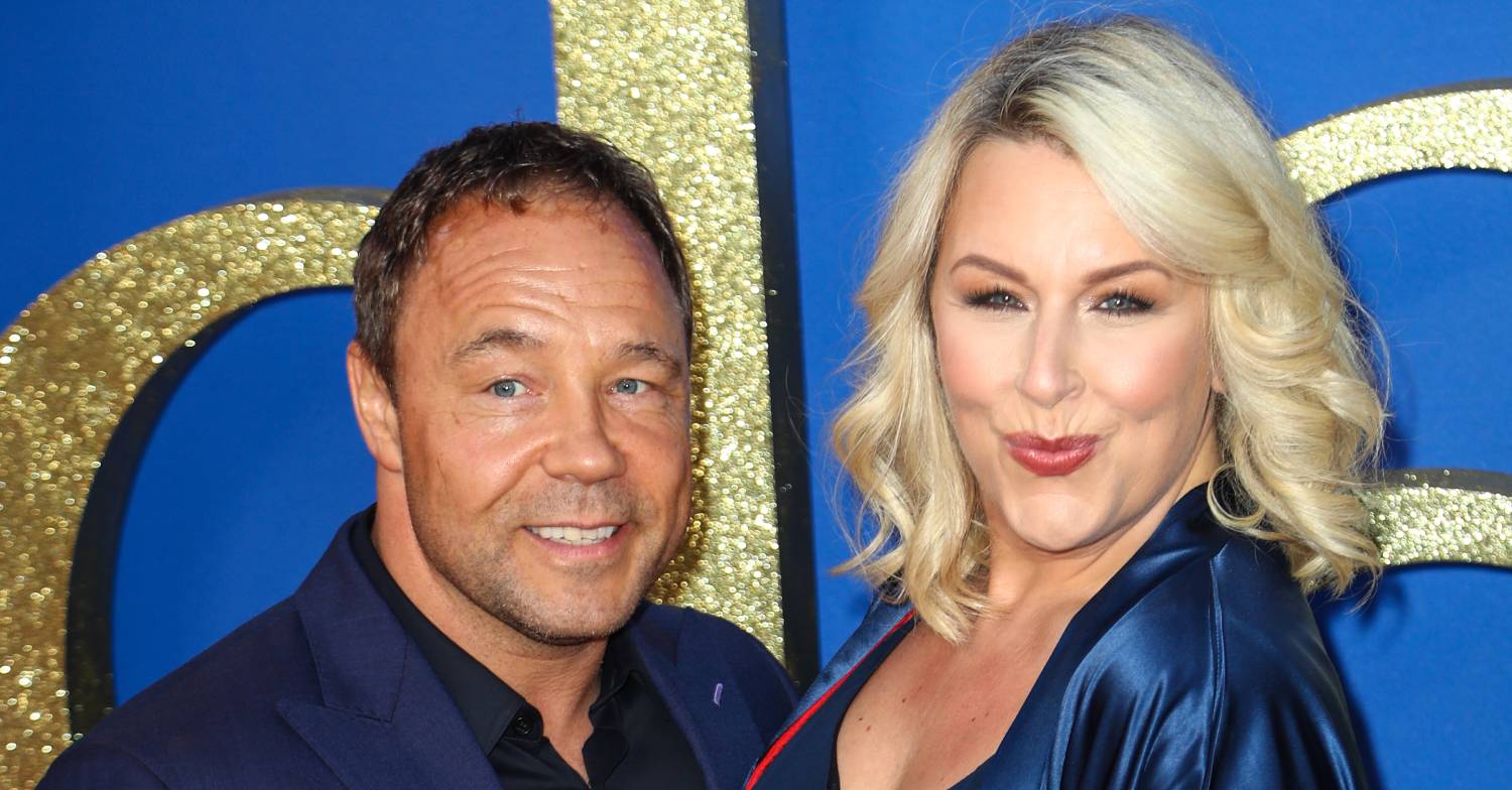 Stephen Graham smiles alongside wife Hannah Walters