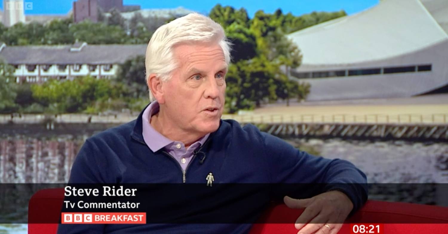 Steve Rider speaks about cancer on BBC Breakfast today