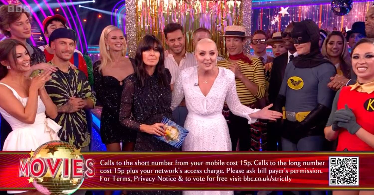 Amy Dowden appears on Strictly Come Dancing