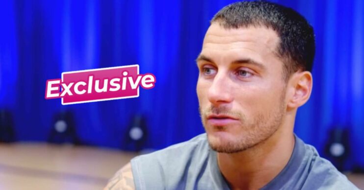 Strictly pro Gorka Marquez looks to his side