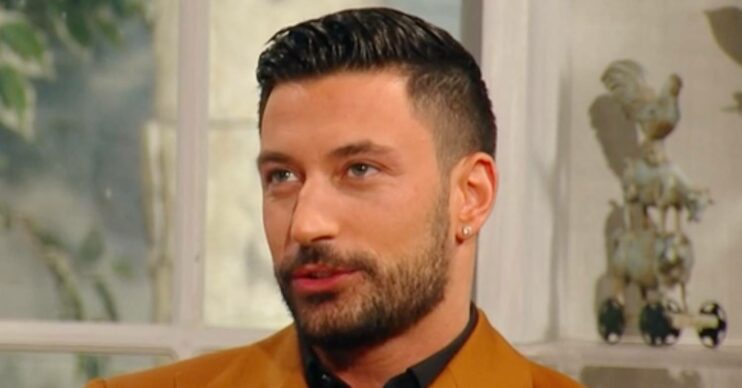 Giovanni Pernice looks upwards