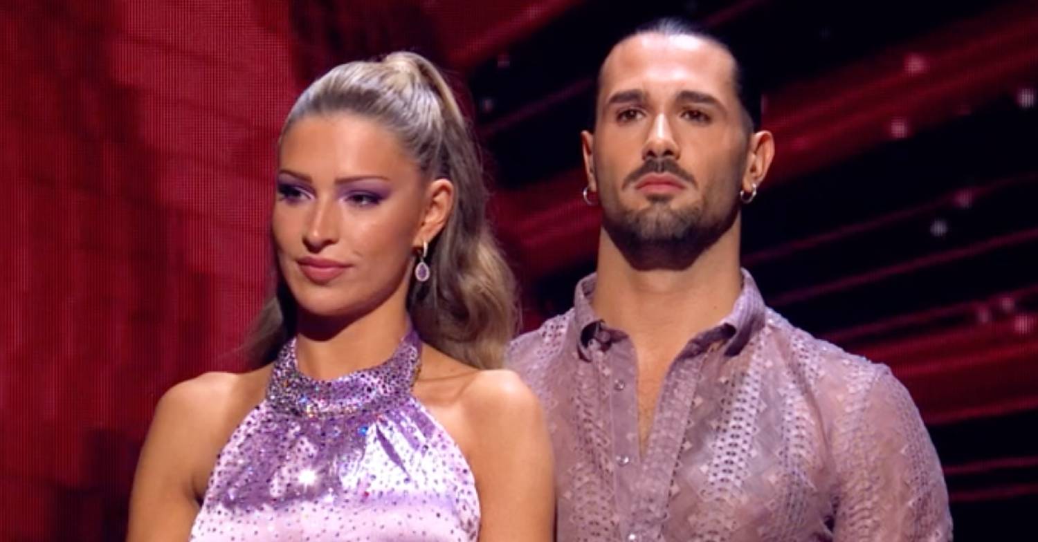 Strictly stars Zara McDermott and Graziano di Prima look tense