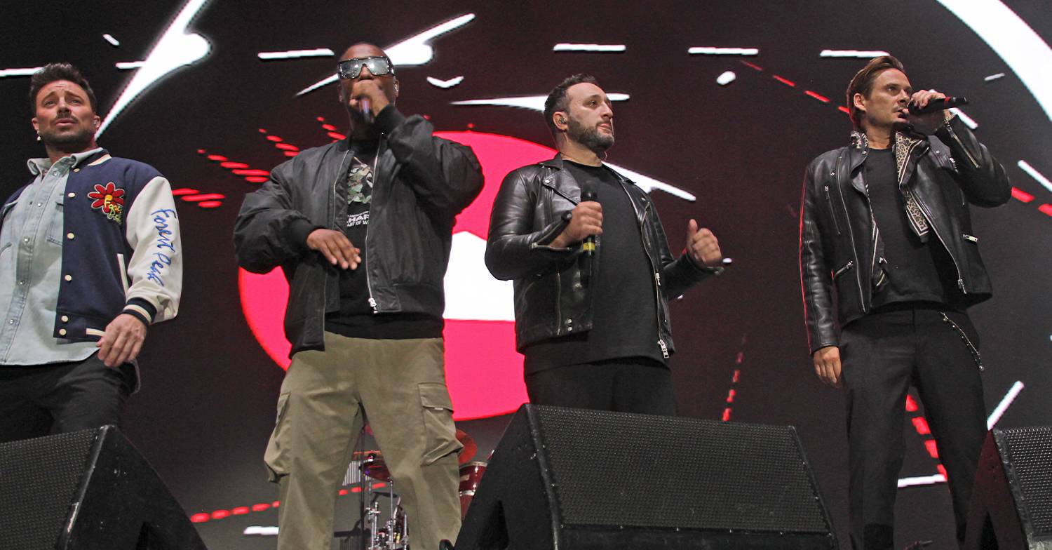 Blue perform
